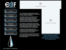 Tablet Screenshot of ecfconsulting.com
